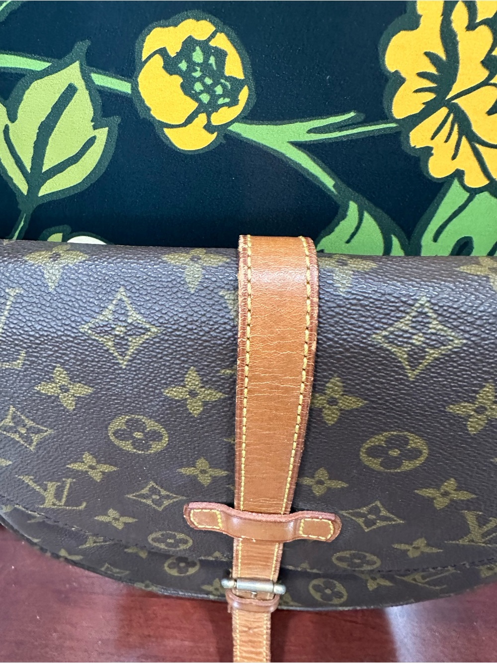 Louis Vuitton Vintage Chantilly PM Monogram Crossbody Saddle Bag France COA - Picture 9 of 15